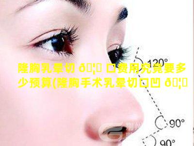 隆胸乳晕切 🦟 口费用究竟要多少预算(隆胸手术乳晕切口凹 🦍 陷算手术失败吗)